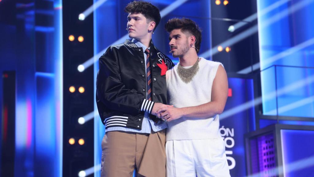 Crespo y Guillo Rist, nominados de la pasada gala de 'OT 2025'.