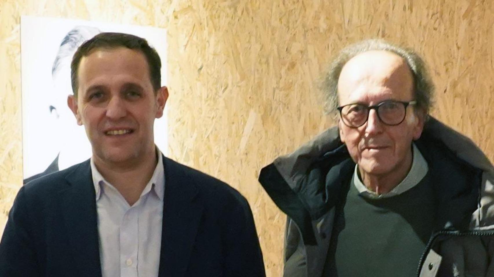 Fernando Colina, junto a Conrado íscar