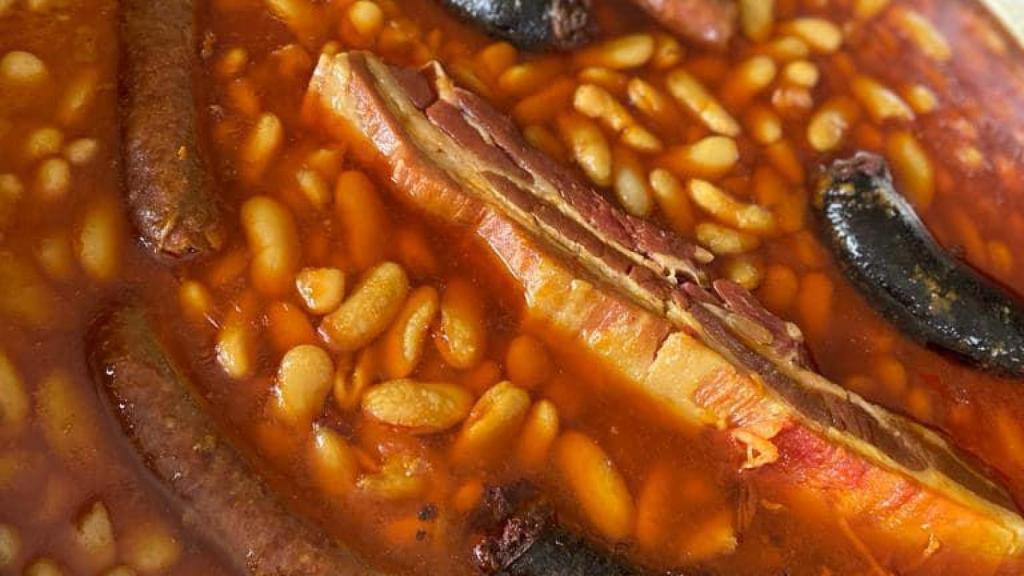 La fabada del restaurante.