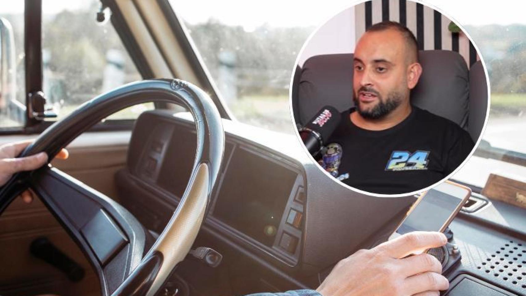 Marc, transportista de 32 años, no se corta sobre cuánto gana