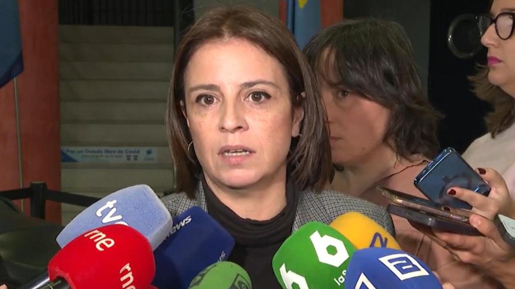 Adriana Lastra, este jueves al pedir que el PSOE acuda a la Fiscalía.