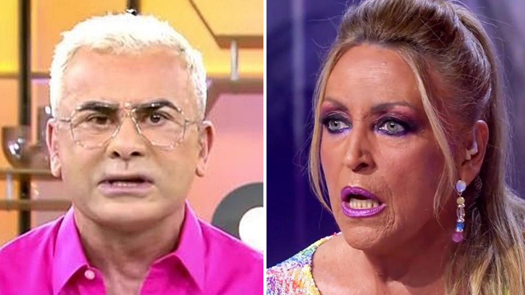 Jorge Javier Vázquez y Lydia Lozano en un montaje de BLUPER.