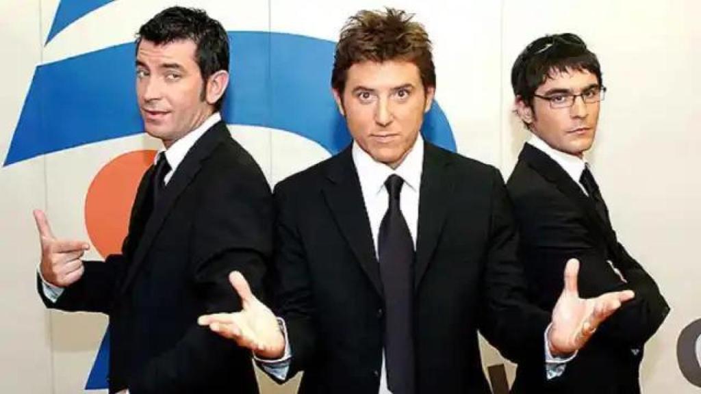 Arturo Valls, Manel Fuentes y Juanra Bonet en 'Caiga quien caiga'