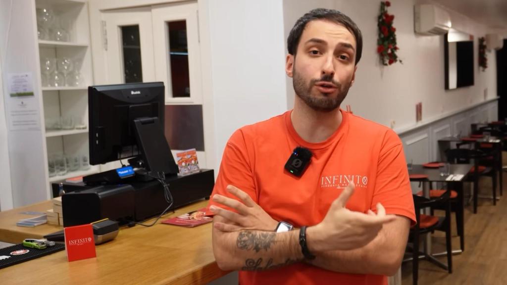 Gerardo, dueño de una pizzería en España
