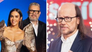 Santiago Segura, Cristina Pedroche y Alberto Chicote en un montaje de BLUPER.