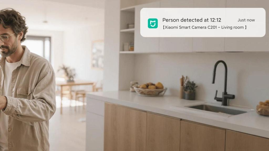 La cámara C201 de Xiaomi permite recibir notificaciones de personas en nuestra casa