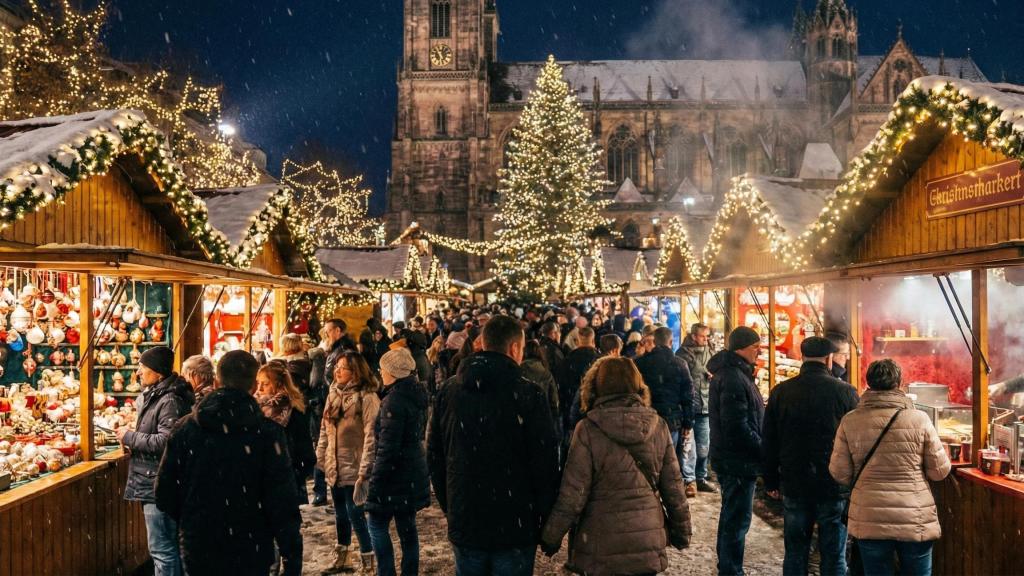 Mercadillo navideño.