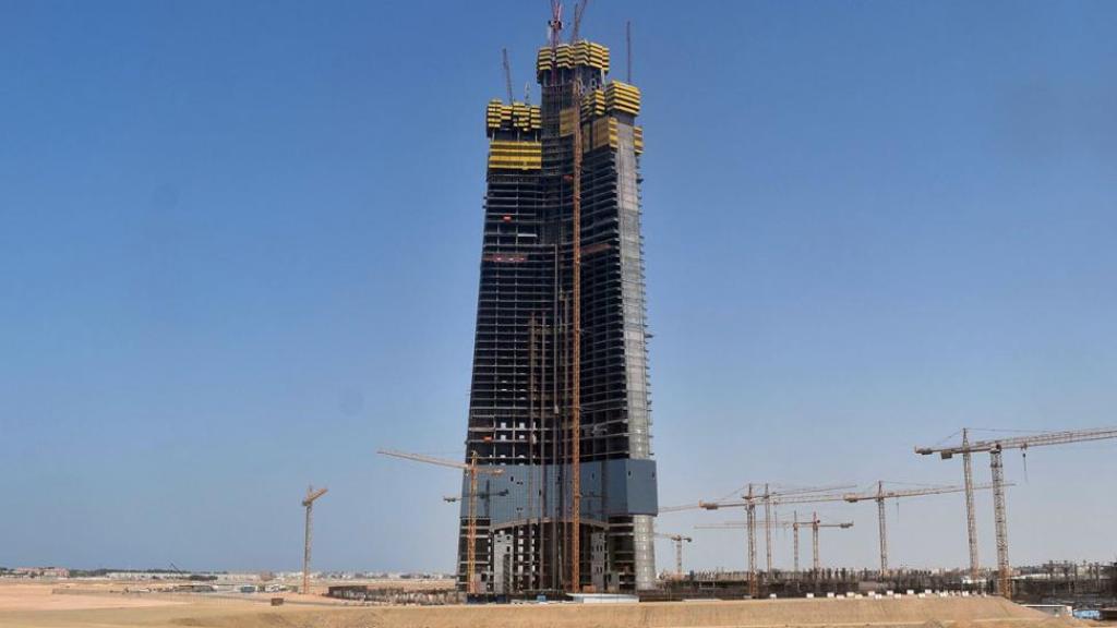 Torre Jeddah en construcción
