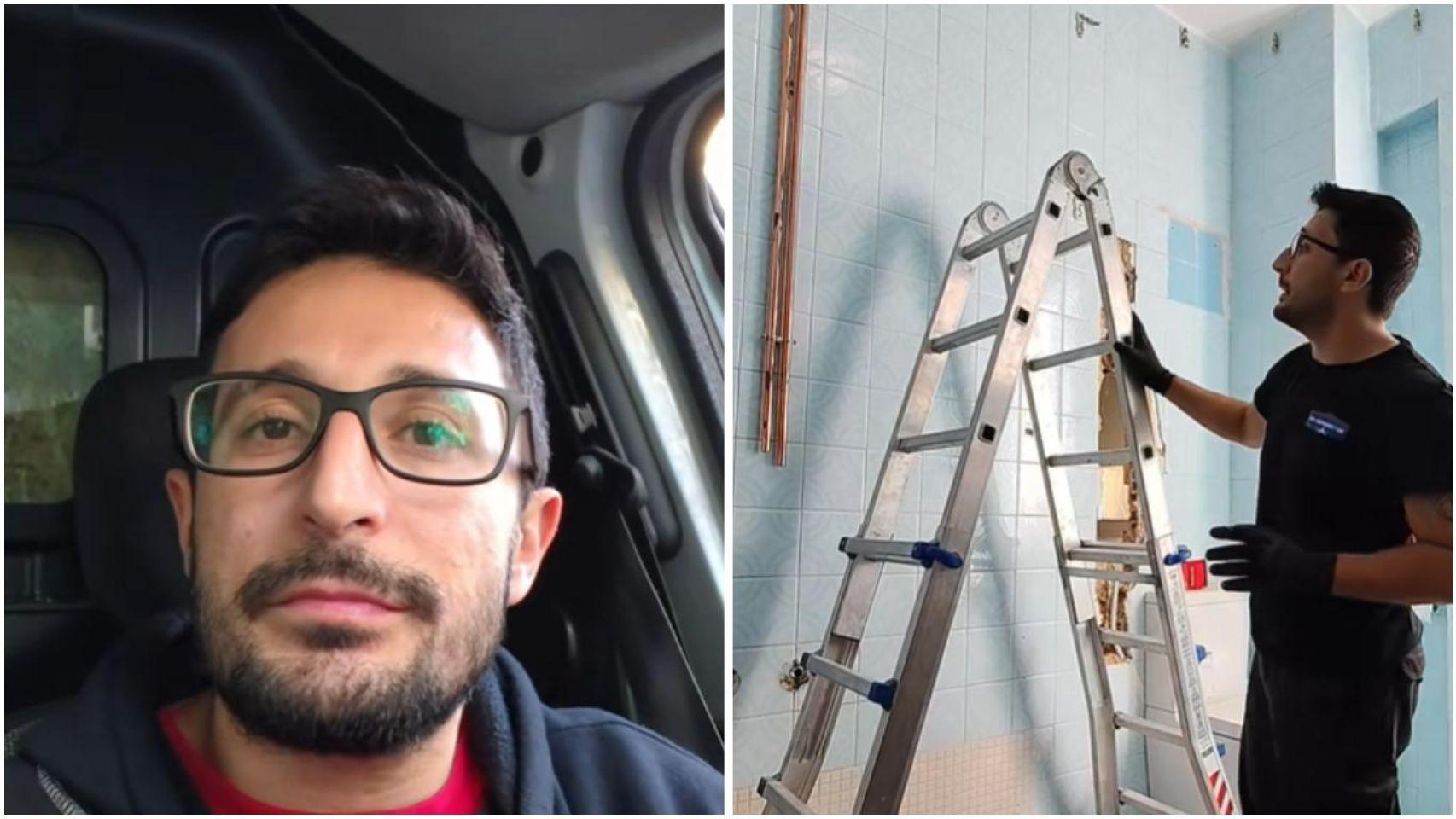 Emanuele Armeli Moccia, fontanero italiano que vive en Valencia.