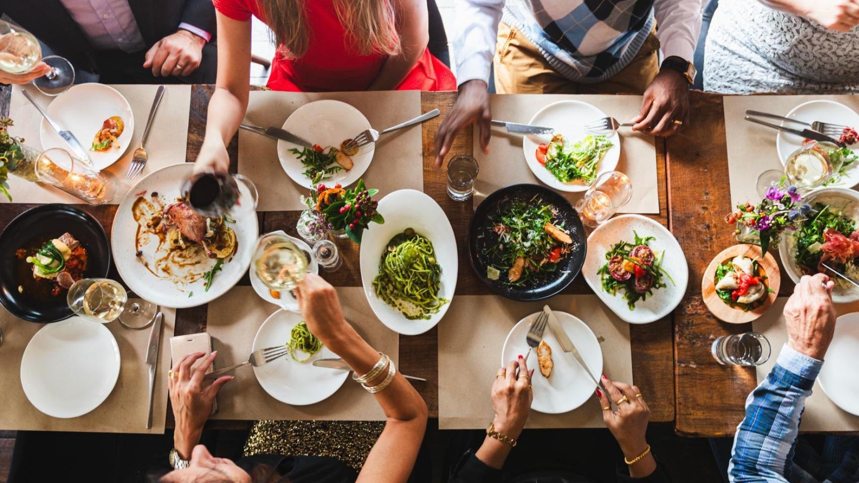 Imagen de archivo de un restaurante
