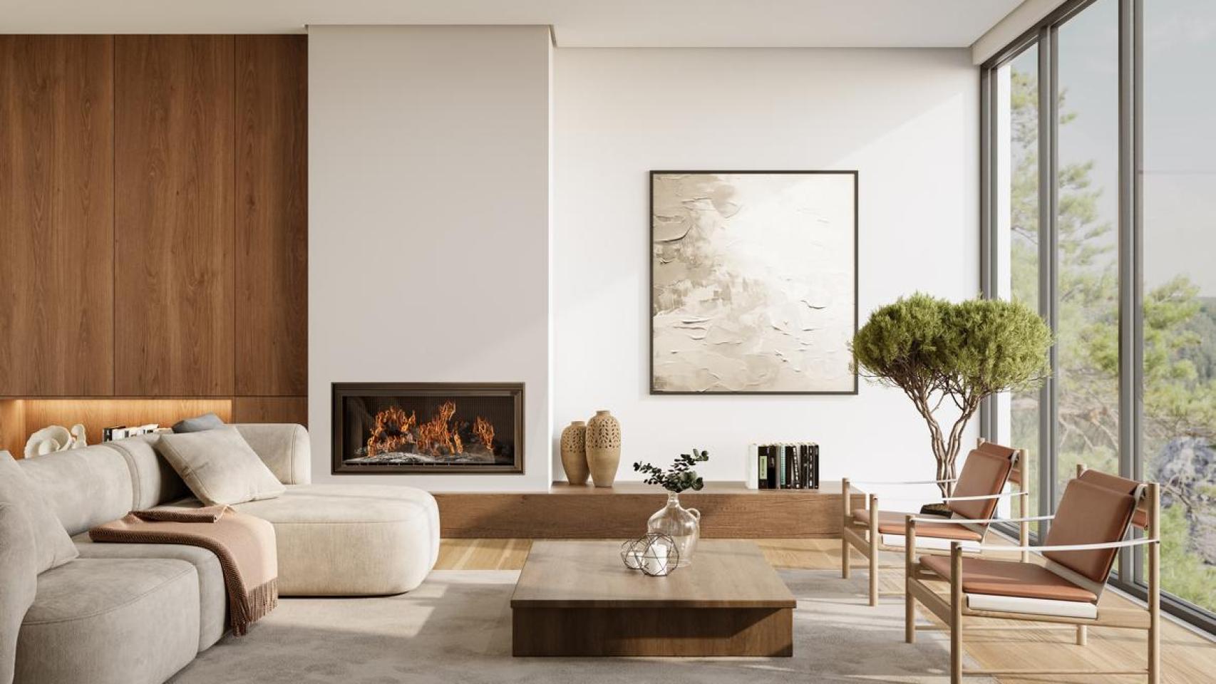 Una vivienda moderna.