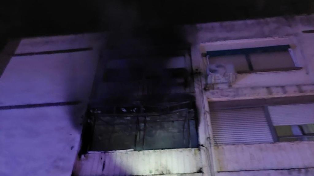 Imagen del piso afectado.