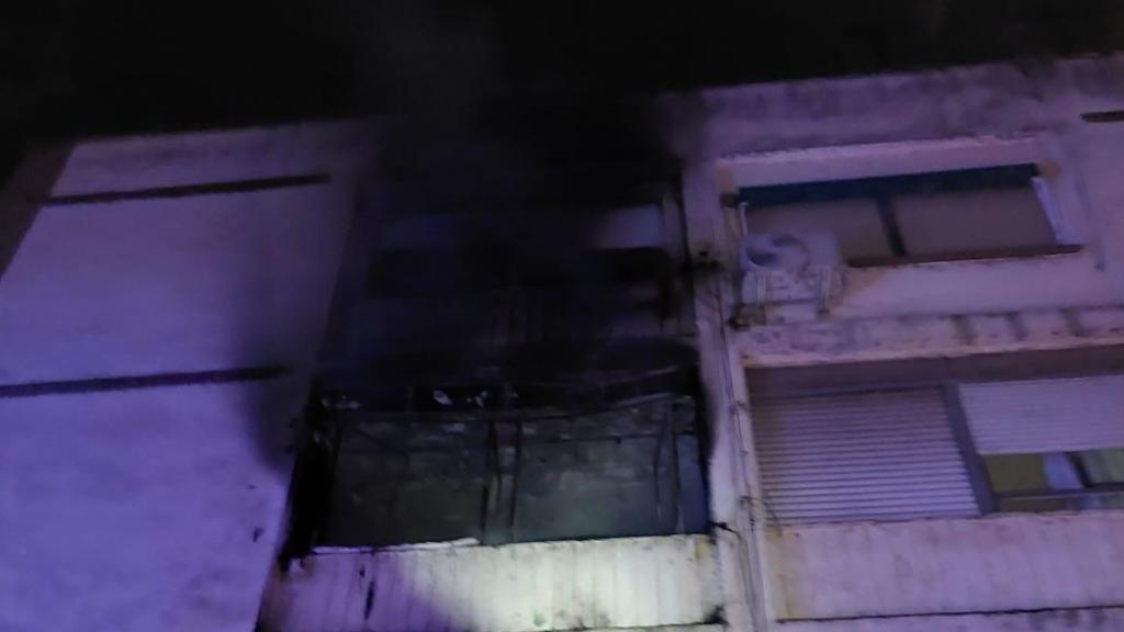 Imagen del piso afectado.