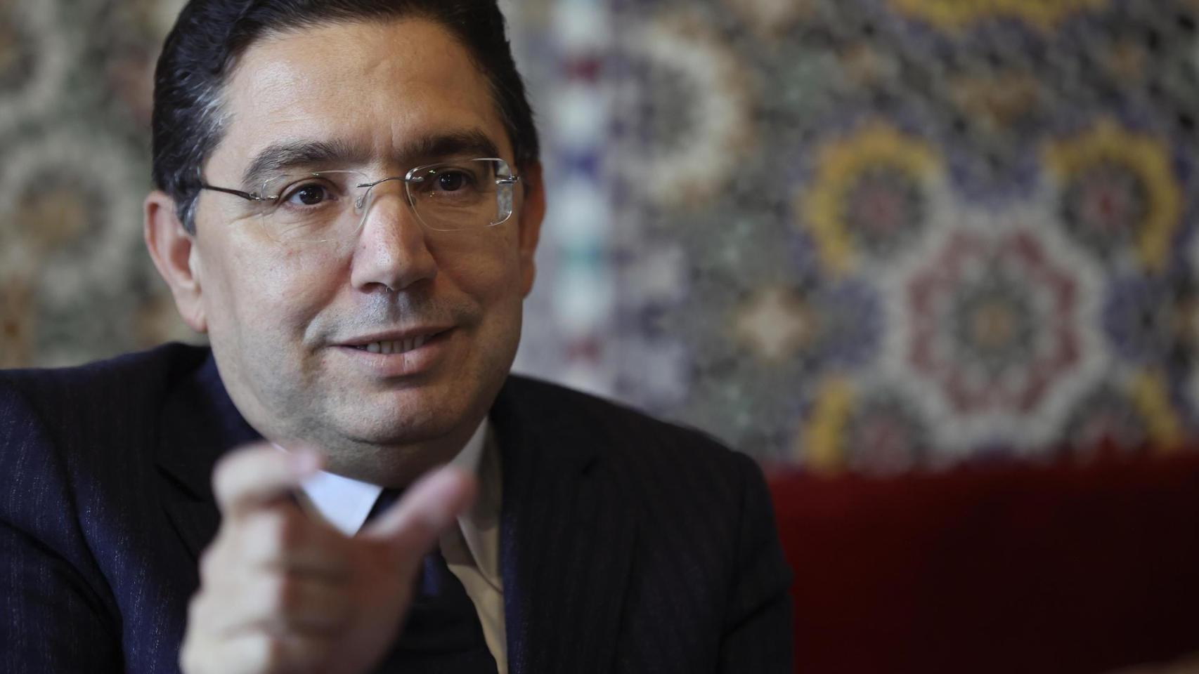 El ministro marroquí de Exteriores, Naser Burita, este jueves en Madrid durante una entrevista a Efe.