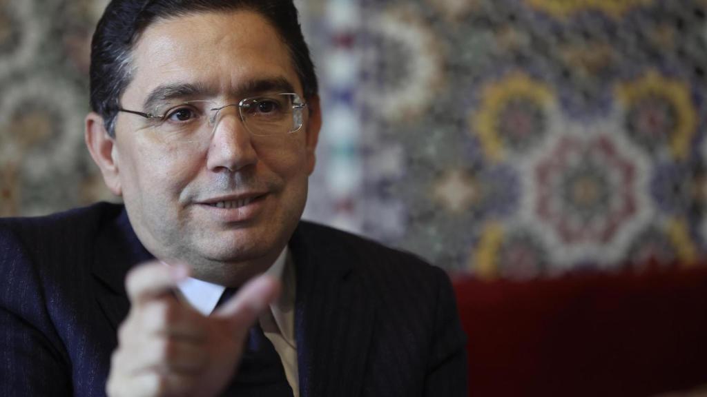 El ministro marroquí de Exteriores, Naser Burita, este jueves en Madrid durante una entrevista a Efe.