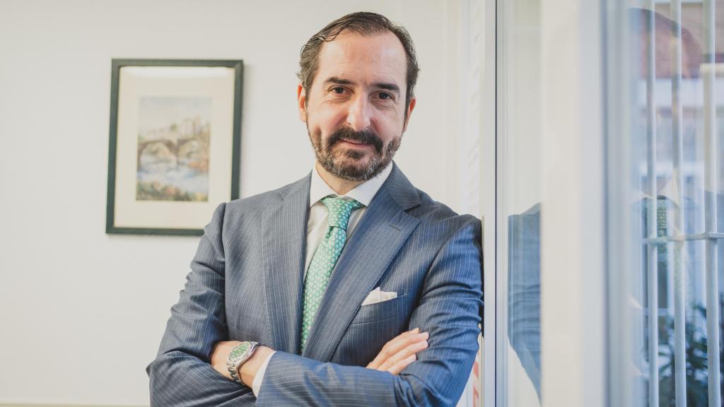 Arturo de las Heras unos instantes antes de su entrevista con EL ESPAÑOL.