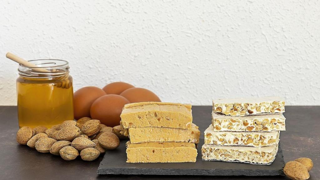Turrón blando y duro.