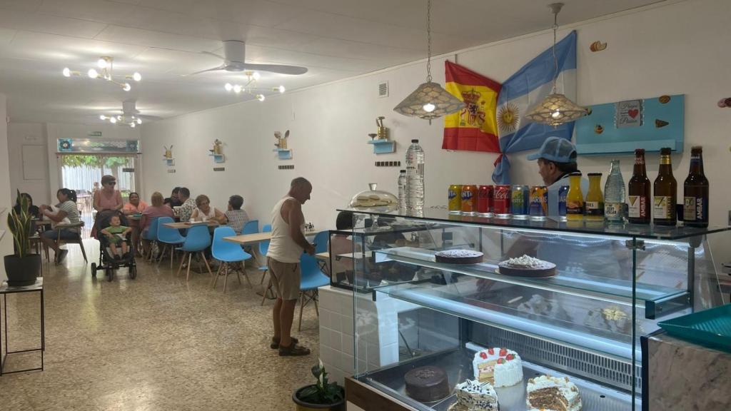 Interior de la pastelería de Gala.