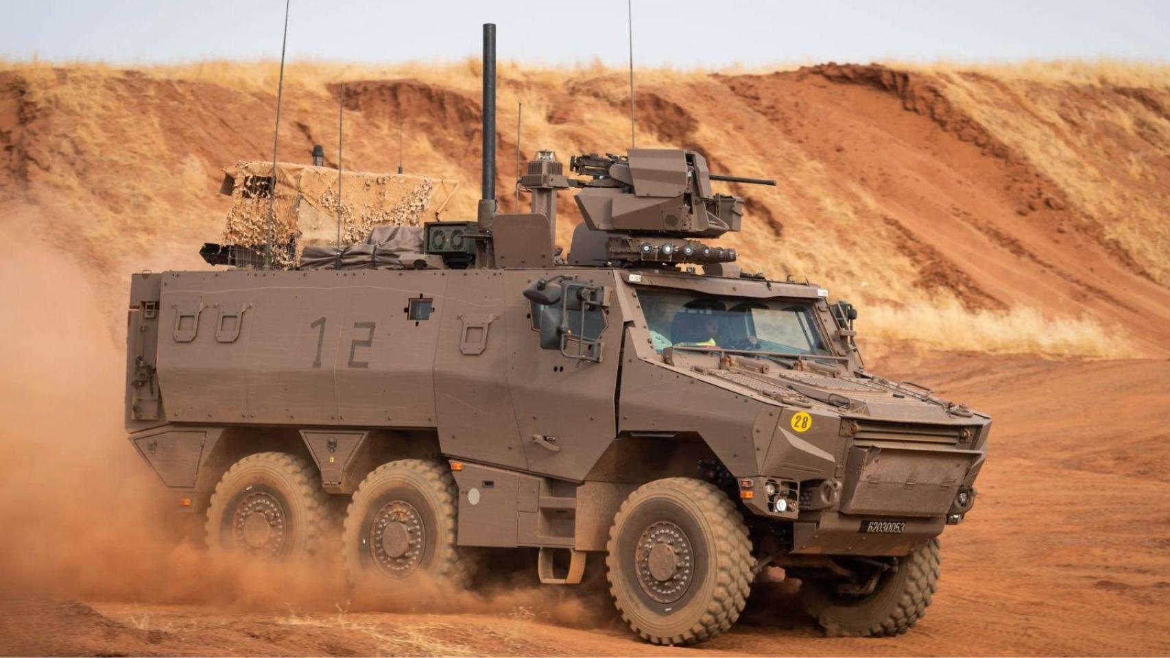 El VBMR Griffon es un vehículo blindado 6x6 de 25 toneladas.