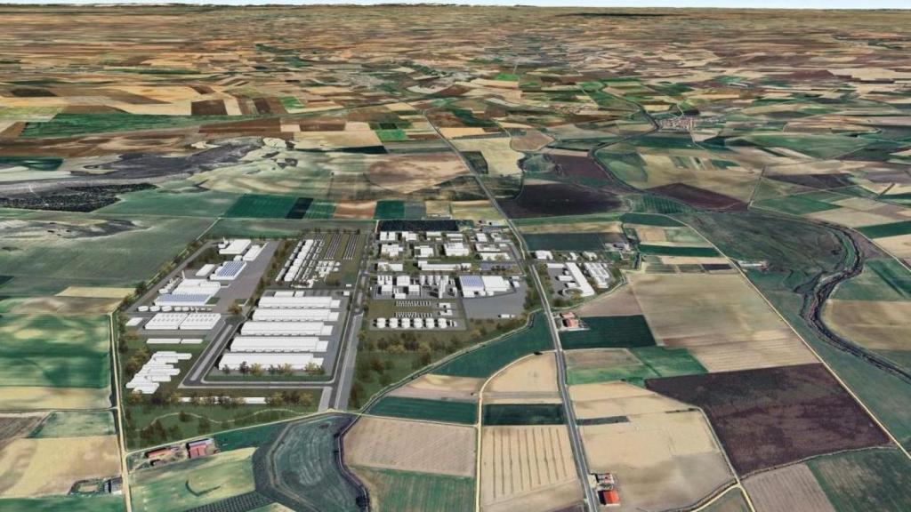 Recreación en vista aérea del ámbito del PRAT Zamora Norte