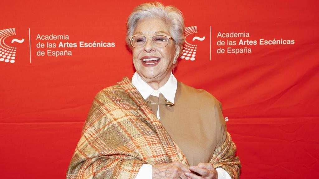 Lola Herrera, en un acto público en 2022.