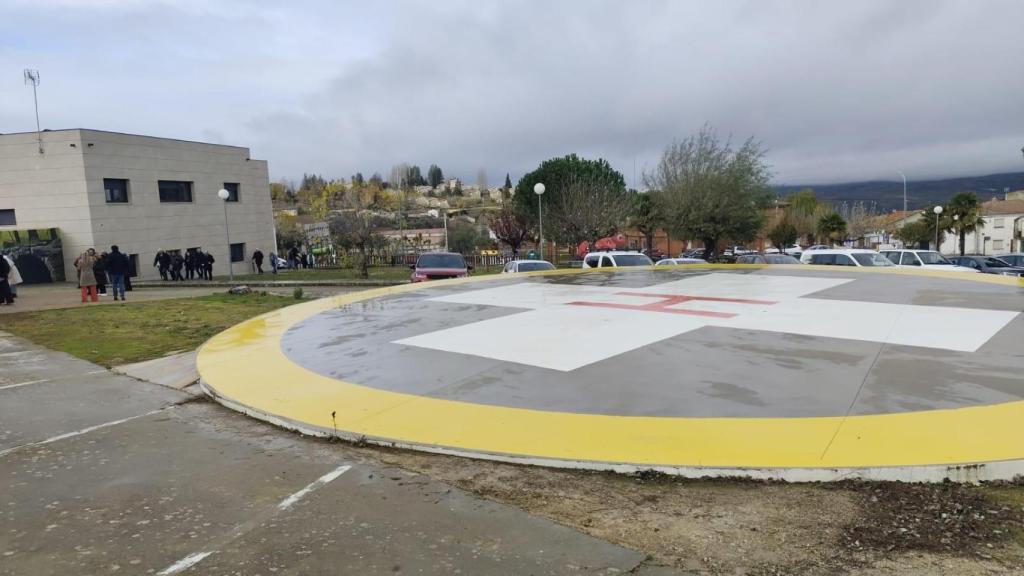 Nuevo helipuerto para el centro de salud de Villarino de los Aires