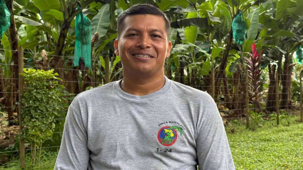 Orlando Javier Pérez Sierra, trabajador de la finca Maryland en Apartadó-Antioquia, Colombia.