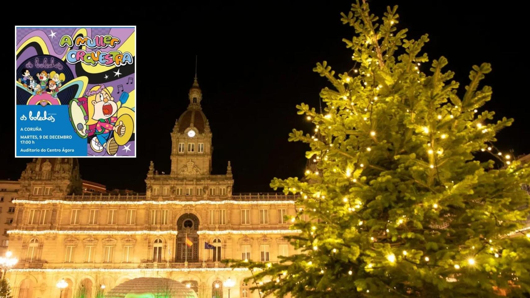 Qué hacer en A Coruña por la Navidad 2025 hoy, martes 9 de diciembre