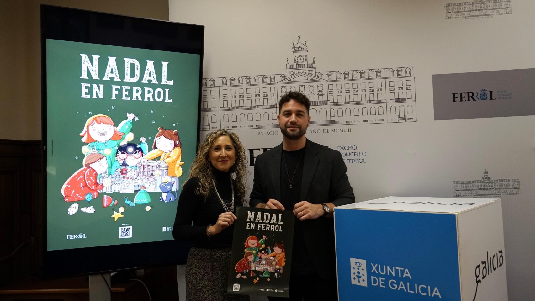 Ferrol presenta la programación de Navidad 2025: pista de hielo, mercado y actividades infantiles