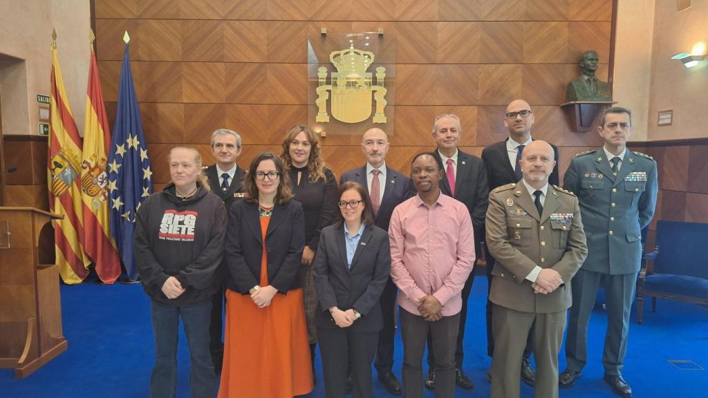 La Delegación del Gobierno de España en Aragón en el 47 aniversario de la Constitución española.