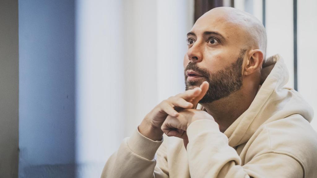 Andreu Casanova, durante la entrevista con EL ESPAÑOL.