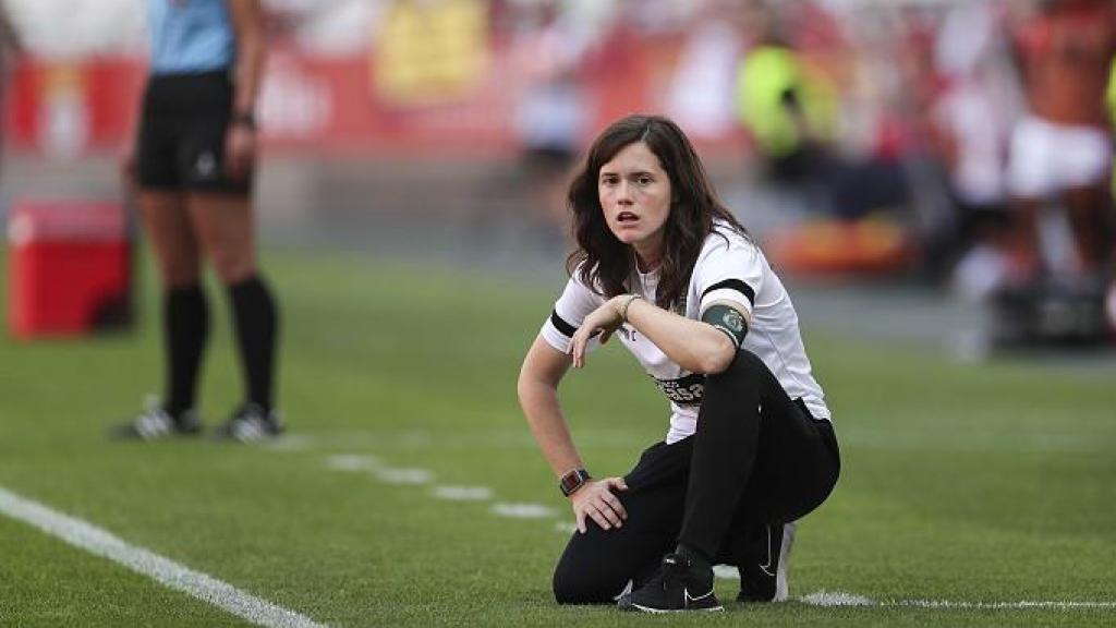 Mariana Cabral, durante un partido con el Sporting de Portugal.
