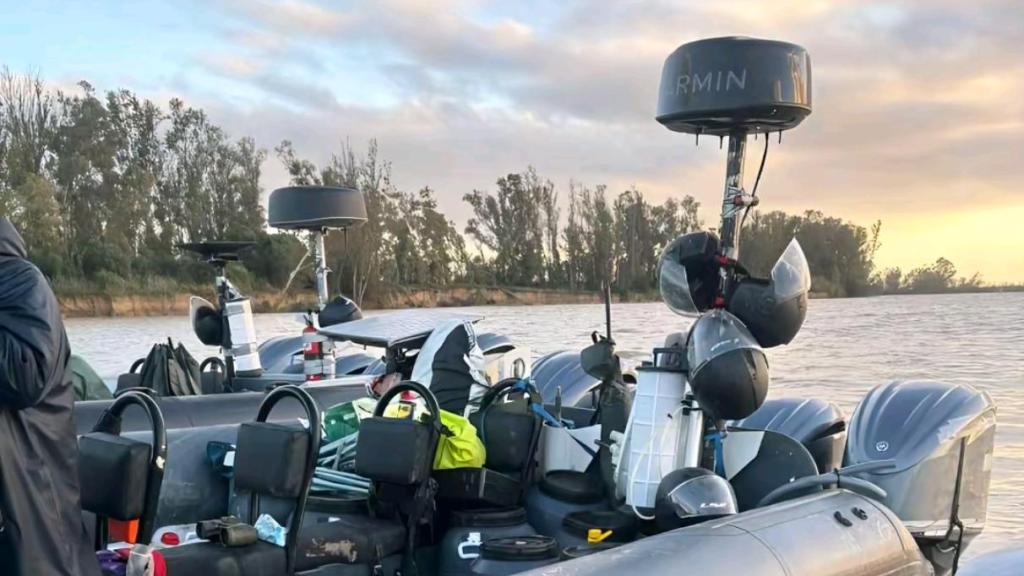 Una narcolancha en la costa oriental andaluza.