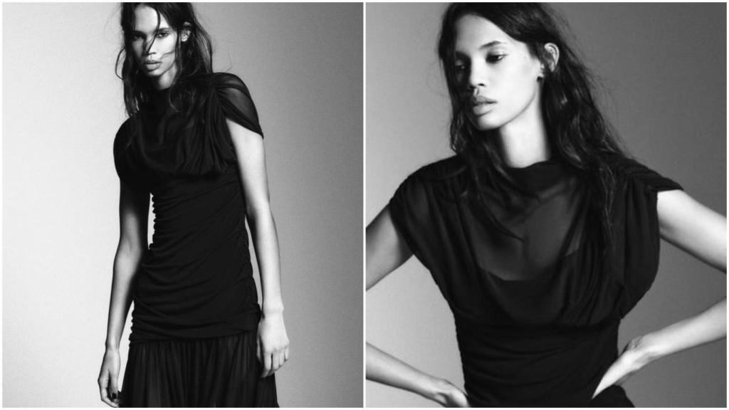 Vestido midi de Zara. Ref: 3067/261/800