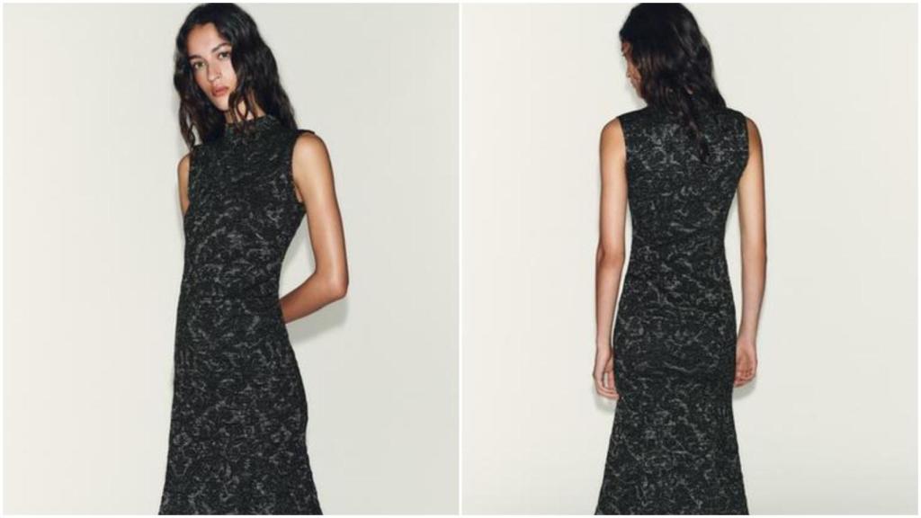 Vestido de tejido en jacquard. Ref: 4770/400/033