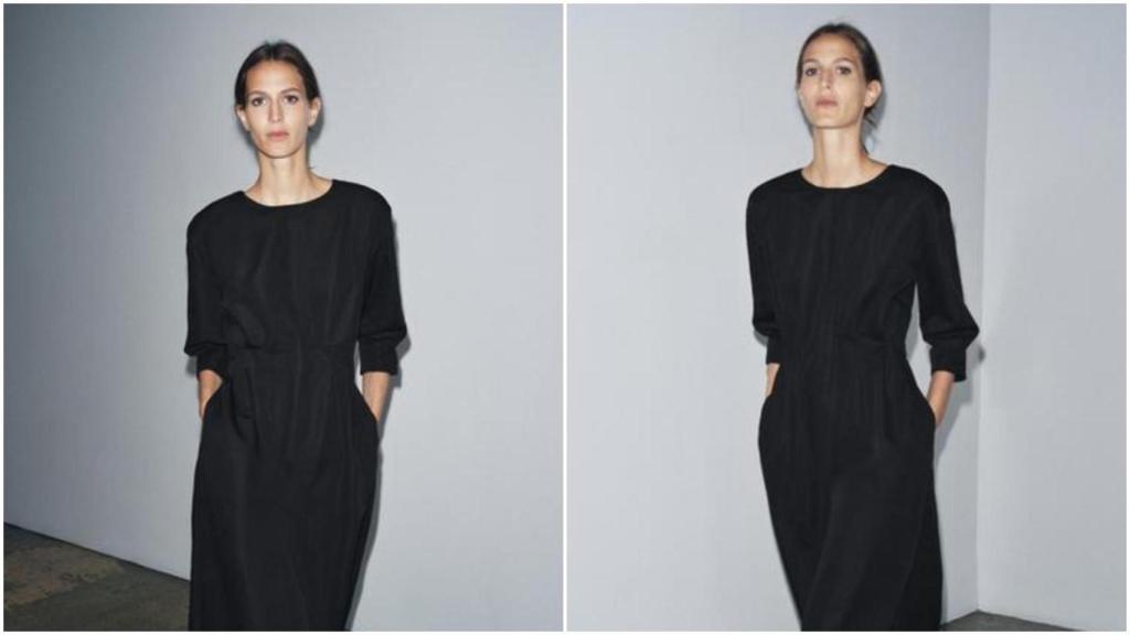 Vestido con pliegues. Ref: 4333/241/800