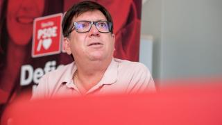 Paco Salazar at PSOE headquarters