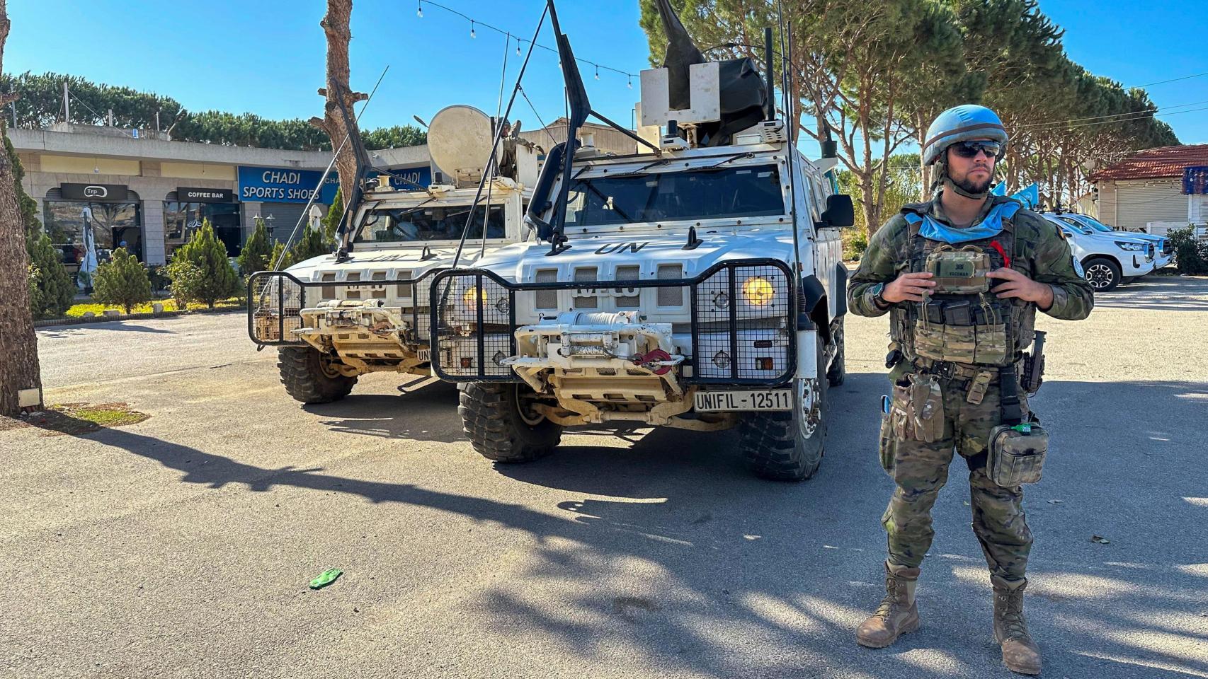 Militar español en Líbano