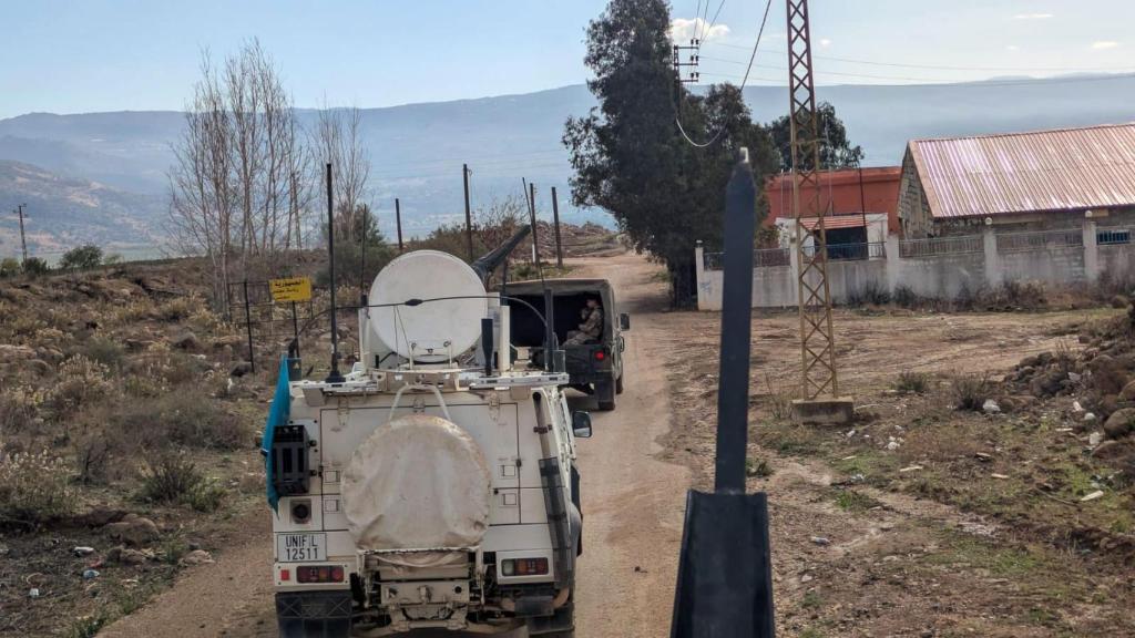 Patrulla española en Líbano