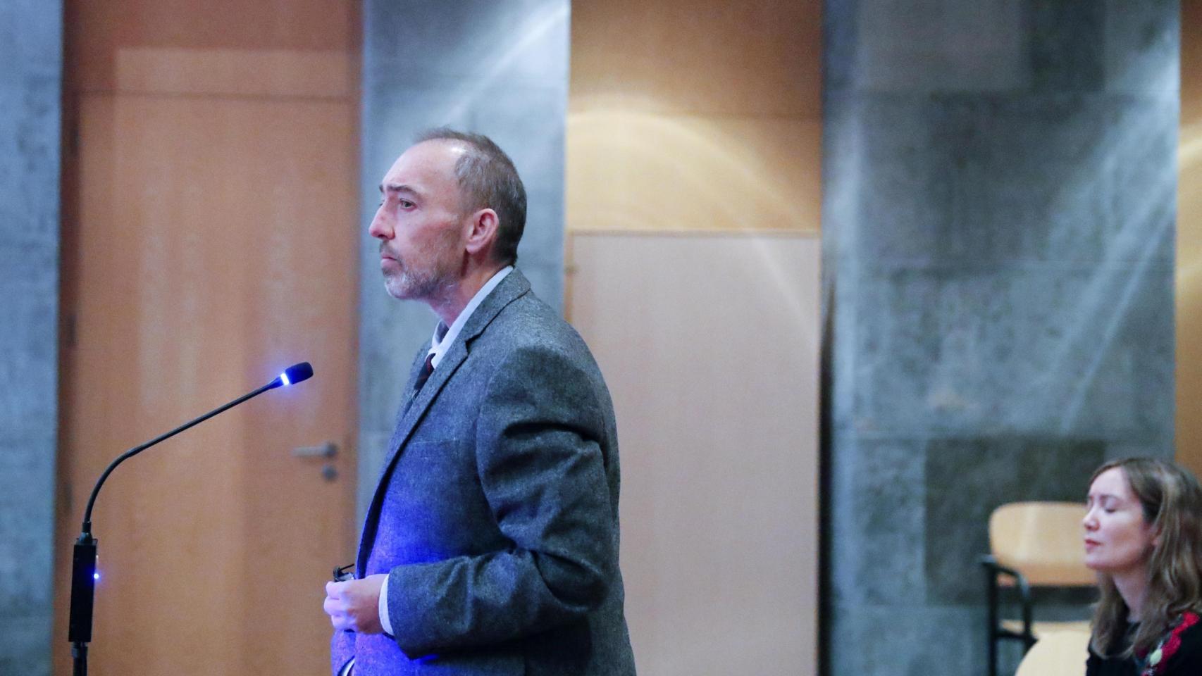 Imagen de archivo de Natalio Grueso durante su declaración en la Sección Tercera de la Audiencia.