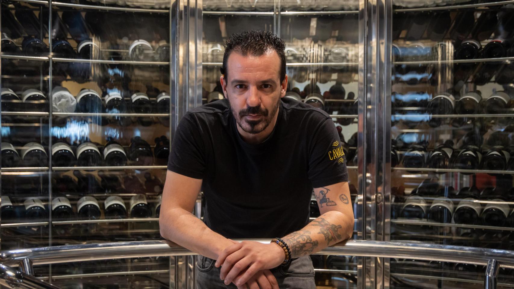 Miguel Ángel Mayor, en Cávala.