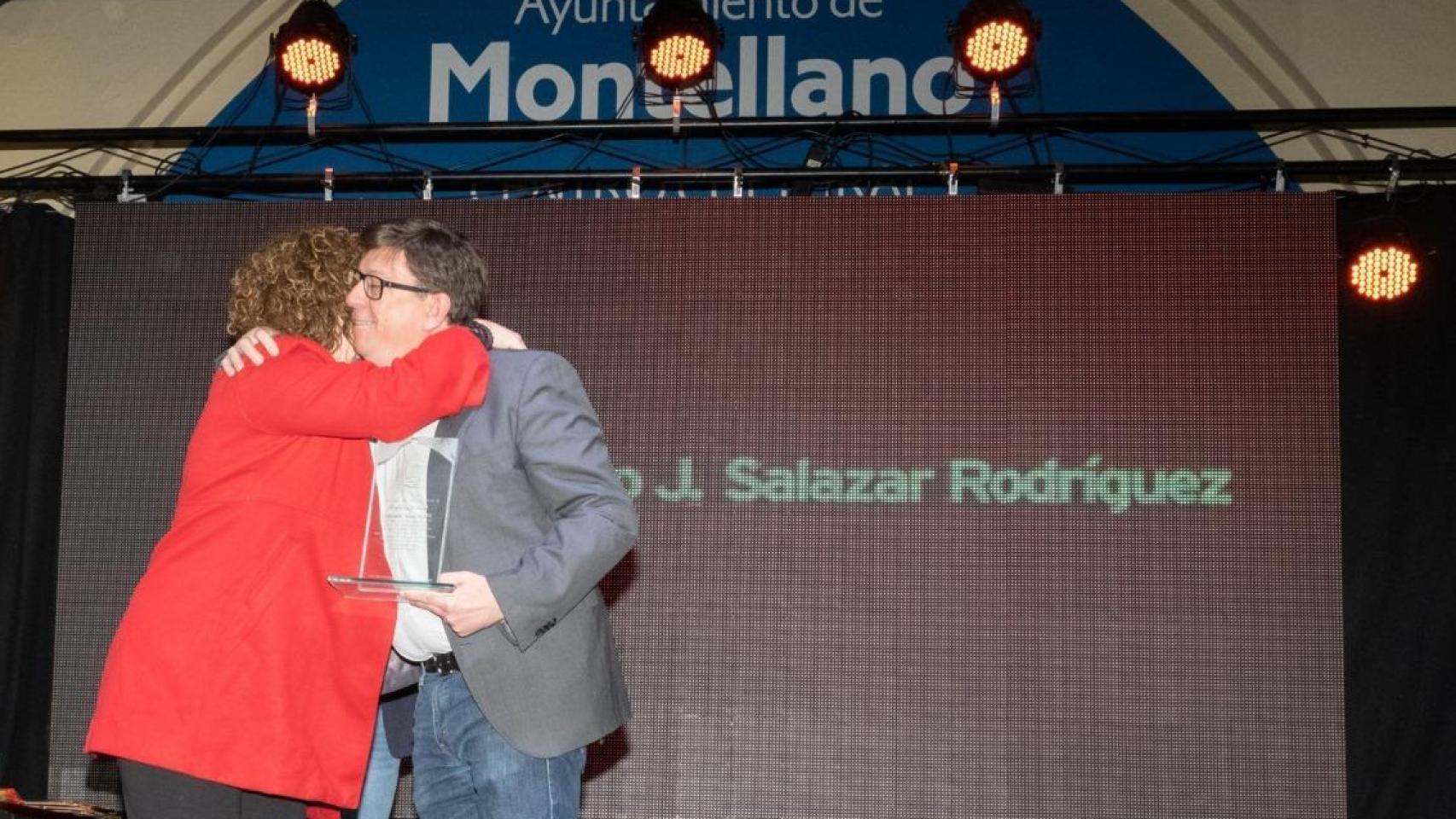 Salazar, homenajeado en 2023 por el PSOE de Montellano.