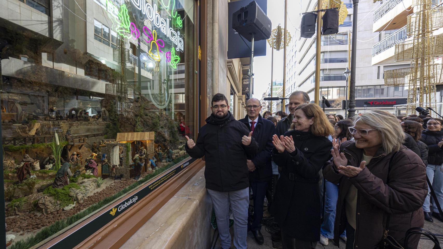 Belén de Globalcaja en Albacete.
