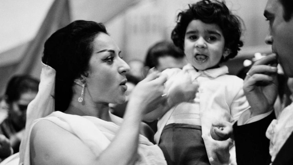 Lola Flores y su hijo Antonio.