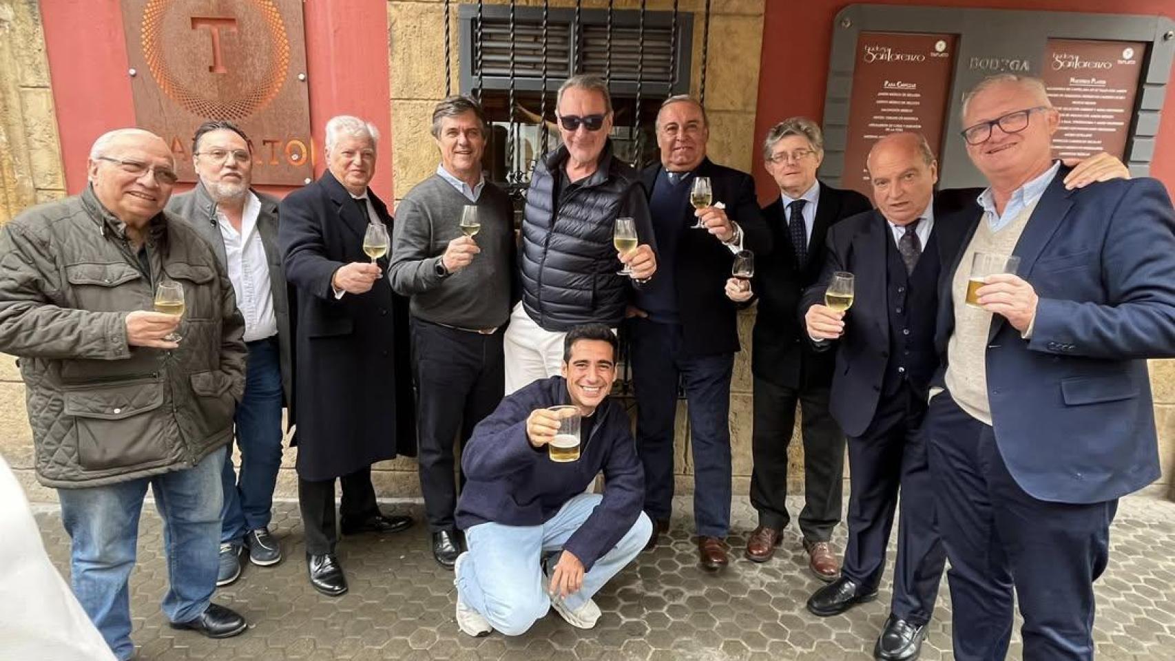 Carlos Herrera, de visita en Trincarro.