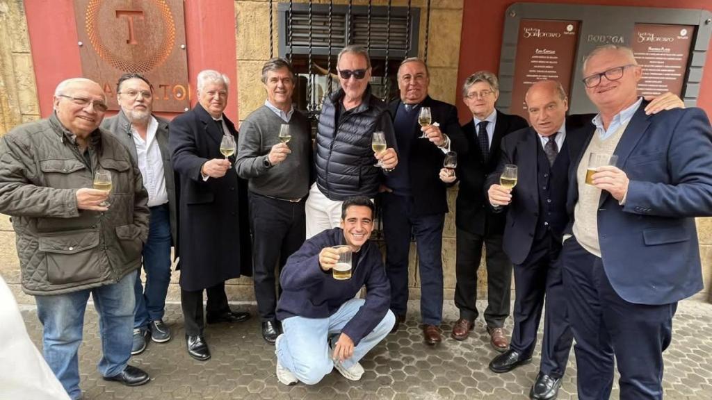 Carlos Herrera, de visita en Trincarro.