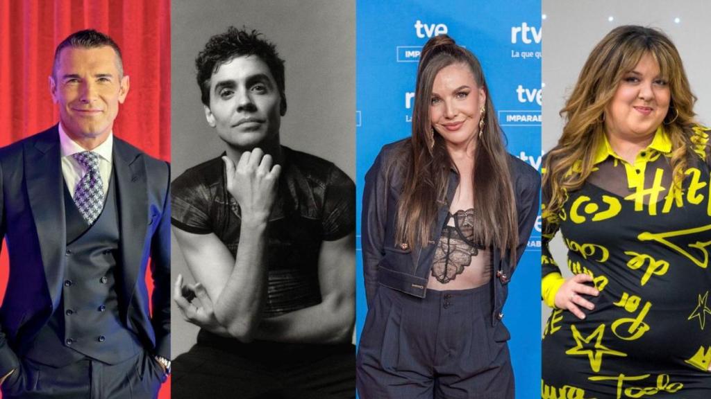 Jesús Vázquez, Javier Ambrossi, Inés Hernand y Lalachus.