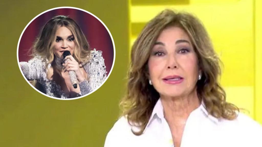 Ana Rosa y Melody, la última representante de España en Eurovisión, en un montaje de BLUPER.