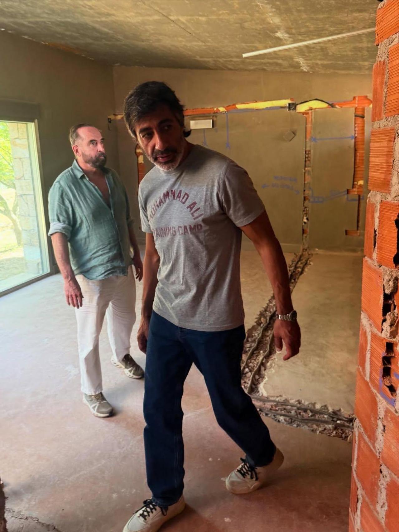 Juan del Val en pleno proceso de reforma.