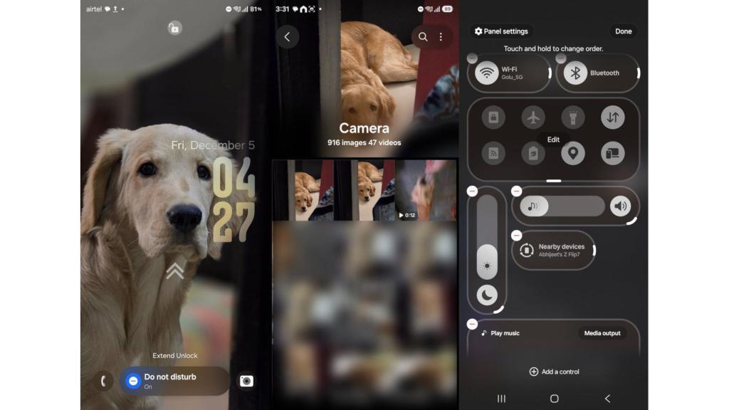 Interfaz de One UI 8,5